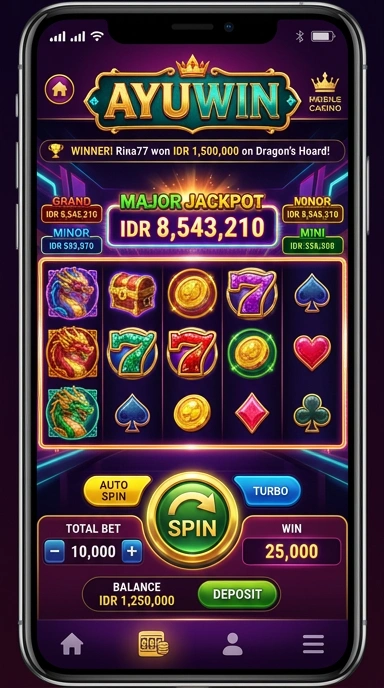 Proses pengunduhan aplikasi di ayuwin yang cepat dan efisien.